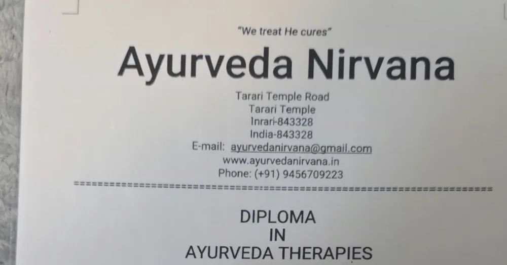 Diploma in Ayurveda Therapies, de Ayurveda Nirvana